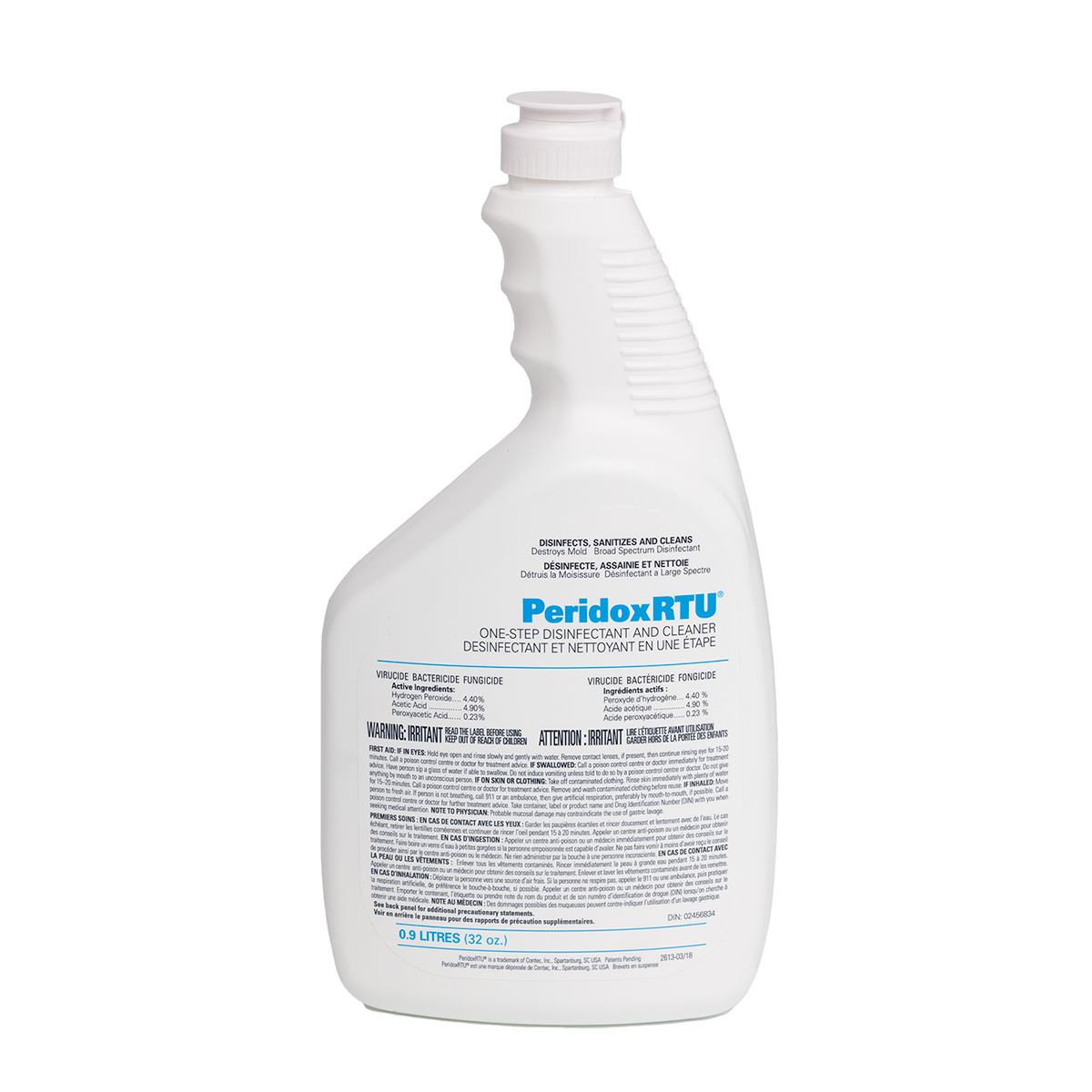 PeridoxRTU Sporicidal Disinfectant and Cleaner (CA)-1