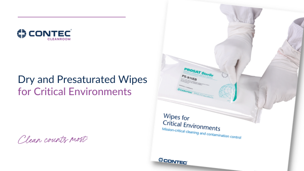 Image of Dry and Presaturated Wipes for Critical Environments