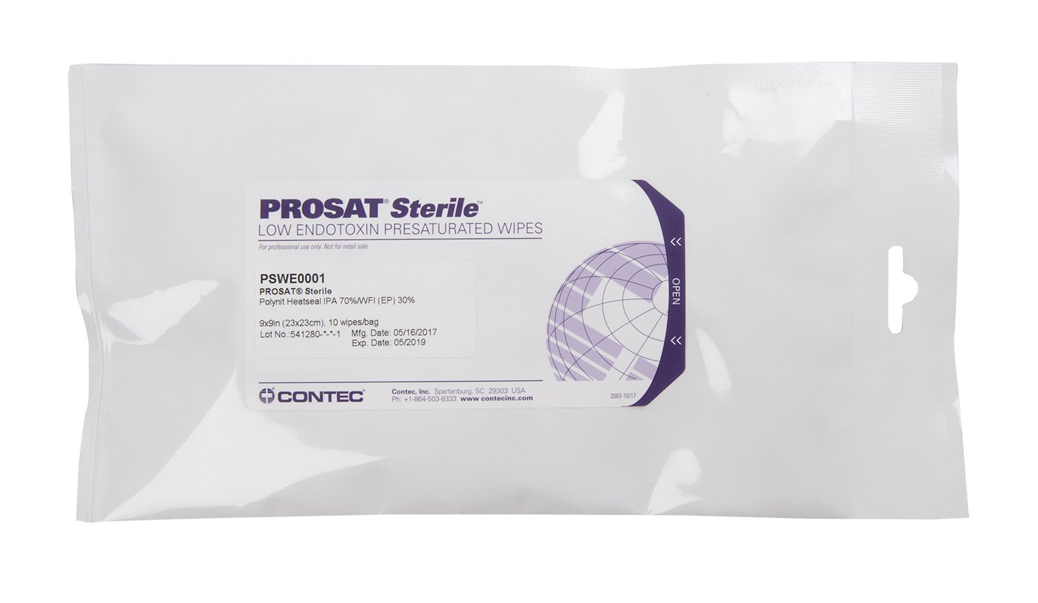 PROSAT Sterile™ Polynit Heatseal LE Wipes
