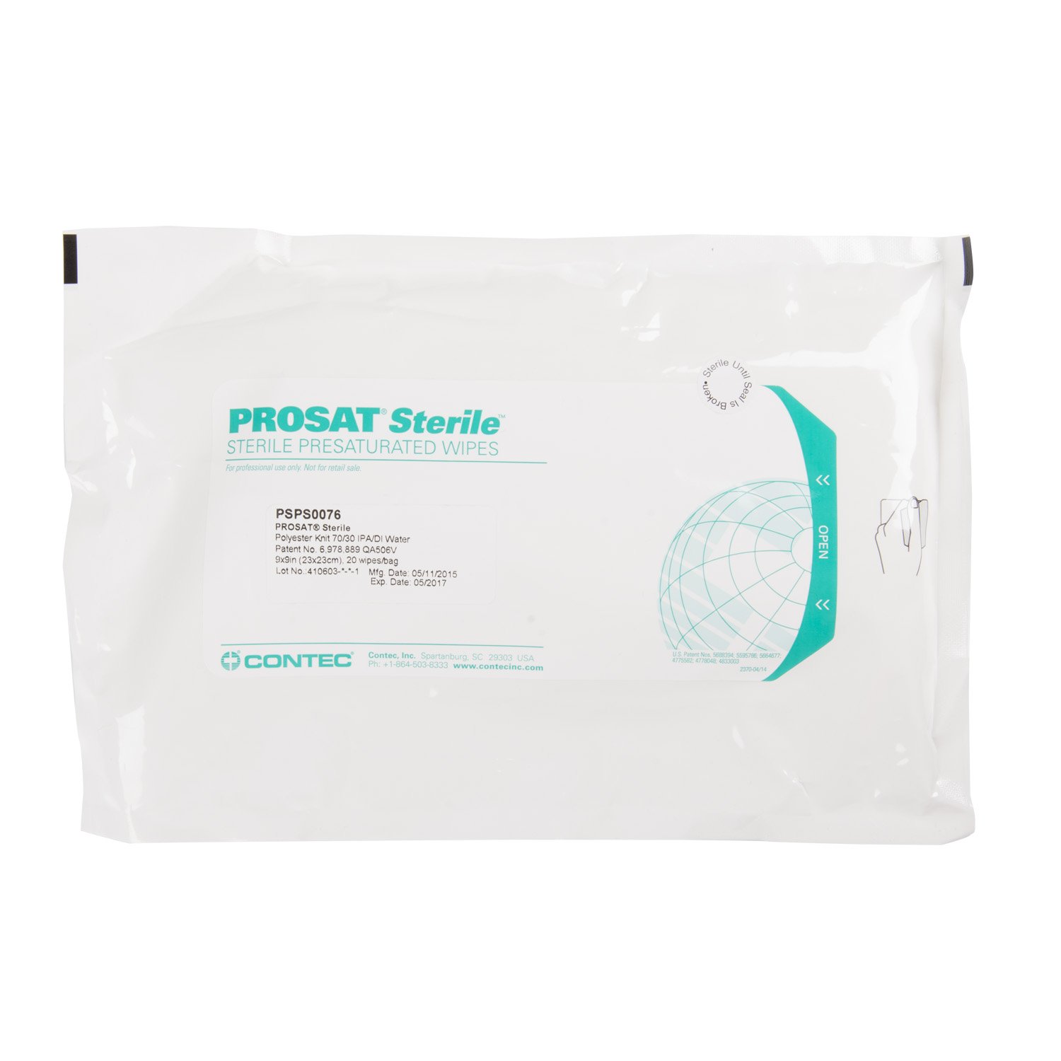 PROSAT Sterile™ Polynit Heatseal Wipes-1