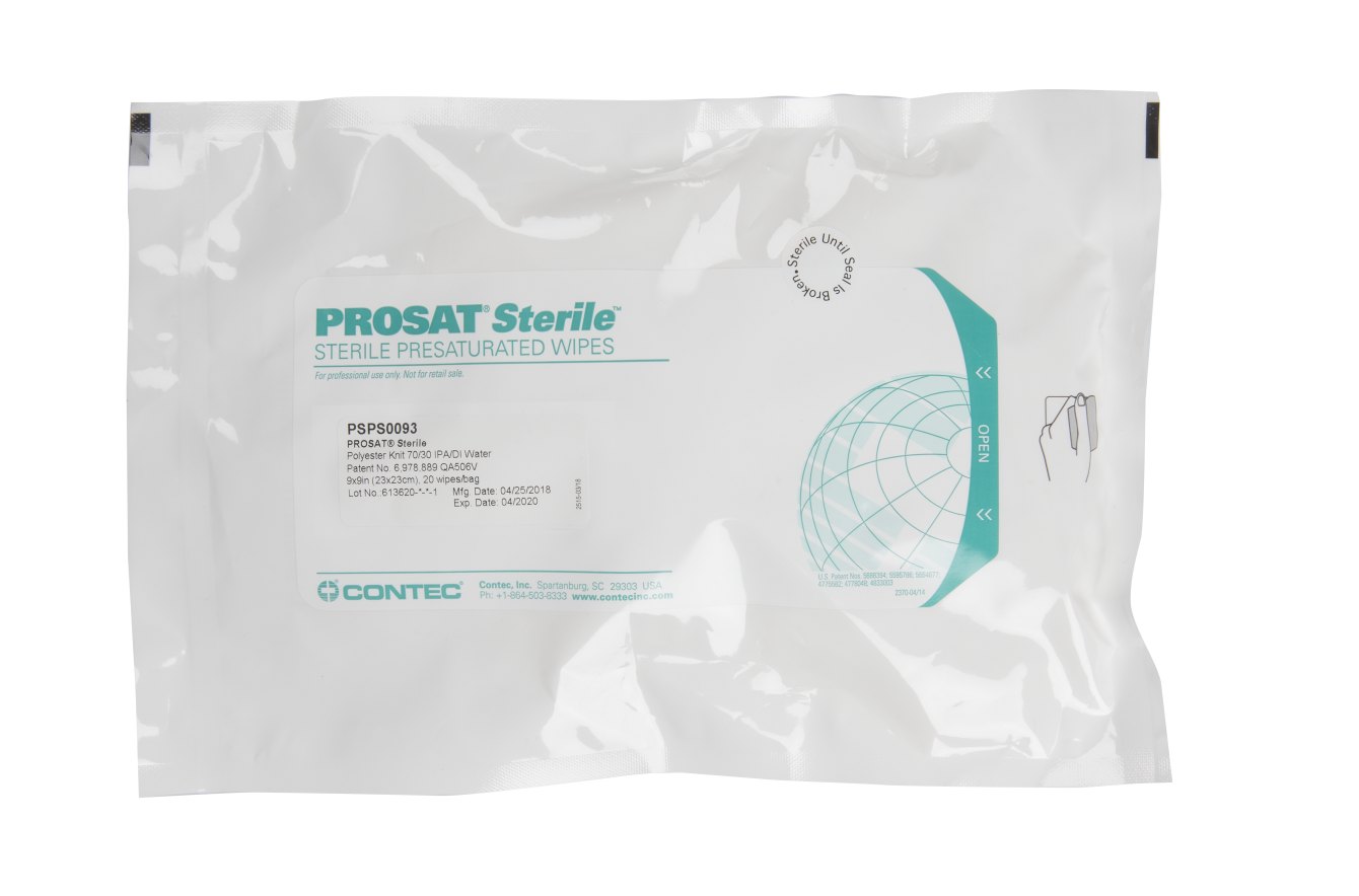 PROSAT Sterile™ Polynit Heatseal Wipes-2